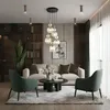 Hängeleuchte Metall Rauchglas E14 B: 37 cm H: max. 143 cm Produktbild-Vorschau 7