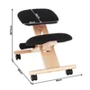 Kondela Ergonomischer Kniestuhl Groko - schwarz / buche Produktbild-Vorschau 19