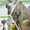 Huepar W04CG 4D laserový nivelační přístroj s ovládáním Náhled obrázku produktu 2