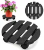 Izrielar 2X WPC Pflanzenroller 30cm, Blumenroller Tragkraft Produktbild-Vorschau 1