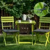 Lavea® Sitzkissen 40x40 cm, 4er Set, Dunkelgrün - mit Produktbild-Vorschau 5