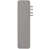 A side view of a gray USB-C hub with two USB-C ports visible. Produktbild-Vorschau