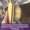 Wurzelbürste für Pferd Esel Ziegen mit Holzrücken und Produktbild-Vorschau 6