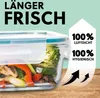 GOURMETmaxx Glas Frischhaltedosen Klick-it 8er Set Produktbild-Vorschau 3