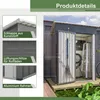 Metall Geräteschuppen Gerätehaus XL mit Pultdach Schuppen Produktbild-Vorschau 4