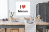 MuchoWow® Poster Ich liebe - Manon - Mädchen 100x100 cm - Produktbild-Vorschau 3