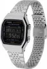 A silver digital Casio watch with a metal band is shown against a white background. Produktbild-Vorschau