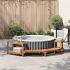 vidaXL Whirlpool Umgebung Halb-Rund Massivholz Akazie Braun Produktbild-Vorschau 2