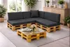 Setgarden Large Palettenkissen 8er Set Outdoor 120x60x10cm Produktbild-Vorschau 3