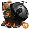 IRON TASTE Dutch Oven Set  - Eingebrannter Dutch Oven - Produktbild-Vorschau 1