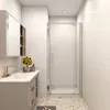 100x185cm Drehtür 5mm ESG Sicherheitsklarglas Produktbild-Vorschau 1