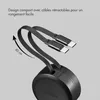 Accezz Chargeur de voiture avec câbles extensibles - USB-C Voir les images du produit 4