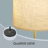 VASAGLE Stehlampe modern mit höhenverstellbarem Bogen, Produktbild-Vorschau 5