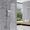 AICA Duschsystem mit Thermostat Duscharmatur Regendusche Produktbild-Vorschau 2