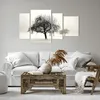 Bild auf Leinwand - Leinwandbild - 4 Teile - Bäume Schnee Produktbild-Vorschau 6