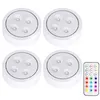 4 pezzi RGB LED sotto la luce dell'armadietto senza fili Anteprima dell’immagine prodotto 10