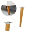 Schräg Buchenbein UNIQ 35 cm mit Montageplatte Walnussfarbe Produktbild-Vorschau 4
