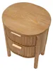 Tavolino da notte in legno di abete, MDF, dimensioni Anteprima dell’immagine prodotto 4