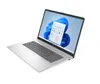 A silver HP laptop is shown from a diagonal angle against a white background. Produktbild-Vorschau