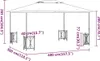 The Living Store Pavillon mit Seitenwänden & Doppeldach 3x4 Produktbild-Vorschau 6