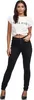 Tazzio Damen Skinny Fit High Waist Jeans F101 (Schwarz, 48) Produktbild-Vorschau 2