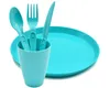 31-teiliges Picknick-Set, Picknickkorb und Mehrweggeschirr Produktbild-Vorschau 6