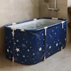 Aga Skládací přenosná vana 120x60x60 cm Tmavě modrá Náhled obrázku produktu 5