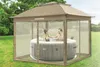 Pavillon de jardin Marimex avec moustiquaire (3 x 3 x 2,9 Voir les images du produit 10