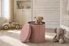riess-ambiente Hocker ÉLAN 40cm rosa Samt runder Sitzhocker Produktbild-Vorschau 5