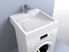 Lavabo, Da montare, Sulla lavatrice, 60,3X59,8 Cm Anteprima dell’immagine prodotto 9