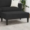 The Living Store Fußhocker Schwarz 77x55x31 cm Samt Produktbild-Vorschau 2