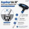 Bituxx T-Griff Schlüsselsatz 11tlg, Innensechskant Blau Produktbild-Vorschau 4
