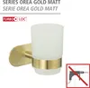 WENKO Turbo-Loc® Zahnputzbecher Mod. Orea Uno Gold Matt, Produktbild-Vorschau 2