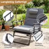 Chaise longue pliable COSTWAY, chaise longue de jardin 3 en Voir les images du produit 7