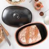 Römertopf Brottopf oval MEDI 2,3 Liter - Brotkasten Schwarz Produktbild-Vorschau 8