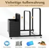 COSTWAY Pool Aufbewahrungskorb mit Rollen, Polyrattan Produktbild-Vorschau 5