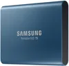 500GB Samsung Portable T5 USB3.1 Gen2 Blau retail Produktbild-Vorschau 3
