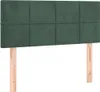 Boxspringbett mit Matratze Dunkelgrün 90x200 cm Samt Produktbild-Vorschau 5