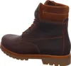A side view of a brown leather boot. Anteprima dell’immagine prodotto