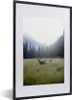 MuchoWow® MuchoWow® Gerahmtes Poster Wald - Hirsche - Nebel Produktbild-Vorschau 1