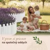 Floranica Lemovanie hrobu vlnité drevené 100 x 40 cm, Biela Náhľad obrázku produktu 6