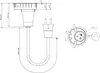 Bachmann LOOP IN, 2 m, Vnitřní, Plast, Černá, 1 AC zásuvky Náhled obrázku produktu 7