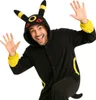 Onesie Kigurumi Pigiama Pokemon Umbreon Travestimento Anteprima dell’immagine prodotto 4