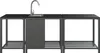 home24 Gartenküchenecktisch - Aluminium / Kunststoff - Produktbild-Vorschau 6