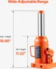 VEVOR Hydraulischer Wagenheber 30 Tonnen, Hubbereich Produktbild-Vorschau 3