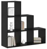 vidaXL Libreria divisoria in rovere nero 99 x 29 x 99 cm Anteprima dell’immagine prodotto 3