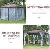 Outsunny Pavillon Gartenpavillon Partyzelt Gartenzelt Produktbild-Vorschau 6