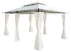 Ersatzdach Pavillon 4x3m wasserdicht Gartenpavillon Beige, Produktbild-Vorschau 2