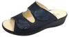 Belvida  Damenschuhe Pantoletten Bequem Blau Freizeit Produktbild-Vorschau 3