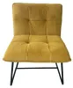 HOMLA NELOX Velours-Sessel senf 63x69x73 cm Produktbild-Vorschau 1
